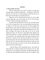 Hoàn thiện dịch vụ logistics tại cảng đà nẵng (tt) 