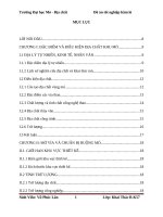 Phần chung: “ Thiết kế mở vỉa và khai thác cho mỏ than Nam Khe Tam từ mức +55 ÷ 250 với công suất thiết kế 800.000 tấnnăm”.      Phần chuyên đề: “Lựa chọn phương án mở vỉa hợp lí cho mỏ than Nam Khe Tam từ mức +55÷ 250”.