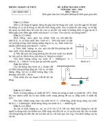Đề thi học sinh giỏi lý 8 