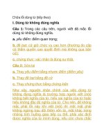 Chữa lỗi dùng từ 