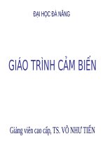 GIÁO TRÌNH CẢM BIẾN  thầy võ như tiến