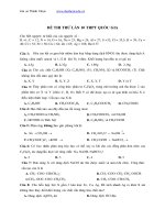 đề thi thử thpt quốc gia 2017 môn Hoá lần 10