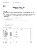 Kiểm tra 1 tiết ngữ văn 8