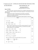 Đề và đáp án thi HSG Lớp 9 môn Hoá Quảng Ninh 2012-2013