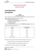 Bài tập kế toán quản trị  số (34) 