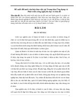 Đề xuất đổi mới văn hóa làm việc tại trung tâm ứng dụng và phát triển công nghệ đo đạc