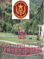 Bài giảng điện tử mầm non đề tài Bài thơ chú bộ đội hành quân trong mưa (lớp Lá)