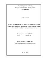 Nghiên cứu thực trạng và đề xuất giải pháp chuẩn hóa tư liệu địa chính phục vụ công tác xây dựng cơ sở dữ liệu đất đai thành phố bắc giang, tỉnh bắc giang 