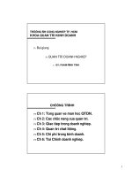 Quản trị DN Tài chính kinh doanh BIA QTDN 