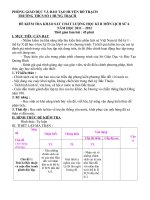 ĐỀ KIỂM TRA học kì II môn LỊCH sử 6,7,8,9 năm học 2011   2012   HUẾ 