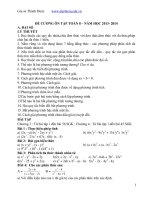 de cuong on tap toan ki 2 lop 8 