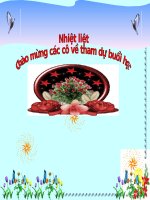 Bài giảng điện tử mầm non đề tài Gia đình của bé (lớp Lá)