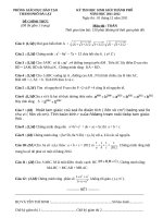 ĐỀ THI CHỌN HỌC SINH GIỎI TOÁN LỚP 9