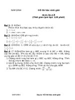 ĐỀ THI CHỌN HỌC SINH GIỎI LỚP 8 CẤP HUYỆN MÔN TOÁN