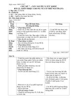 Giáo án KHTN 7 phần hóa sinh bài 22