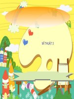 Giáo án điện tử lớp 3  Bai 11 ve canh la 