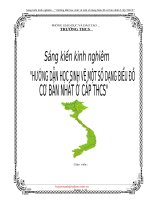 SKKN hướng dẫn học sinh đọc một số loại bản đồ cơ bản ở cấpTHCS 