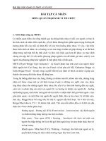 BÀI tập nhóm môn HÀNH VI tổ CHỨC ĐÁNH GIÁ TRẮC NGHIỆM BIG 5 