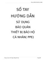 So tay su dung bao ho lao dong