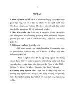 Quản trị quan hệ khách hàng tại chi nhánh viettel đà nẵng – tập đoàn viễn thông quân đội (tt) 