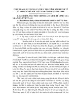 TIỂU LUẬN KINH tế CHÍNH TRỊ   THỰC TRẠNG xây DỰNG và THỰC THI CHÍNH SÁCH KINH tế vĩ mô ở VIỆT NAM GIAI đoạn 2001   2008