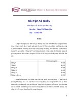 Bài tập kế toán quản trị  số (266) 