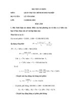 Bài tập tình huống tài chính doanh nghiệp (12) 