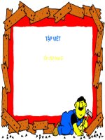 Giáo án điện tử lớp 3  TV on chu hoa g 