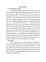 Hoàn thiện công tác tính giá thành tại nhà máy nước khoáng thạch bích thuộc tổng công ty cổ phần đường quảng ngãi (tt) 