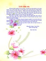 Phát huy tính tích cực nhận thức của học sinh lớp 3 trong dạy học môn tự nhiên và xã hội ở trường tiểu học đồng phú 