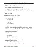 NHẬT ký THỰC HÀNH CÔNG tác xã hội với NHÓM