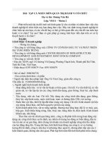 Bài kiểm tra môn hành vi tổ chức (10) 