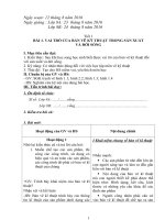 Giáo án công nghệ 8 từ tuần 1 đến 8 