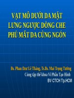 Vạt Mô Dưới Da Mặt Lưng Ngược Dòng Che Phủ Mất Da Cùng Ngón