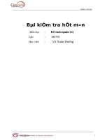 Bài tập kế toán quản trị  số (127) 