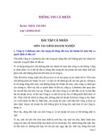 Bài tập về tài chính doanh nghiệp    (8) 