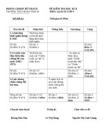 Đề kiểm tra học kì 2 lịch sử 9 