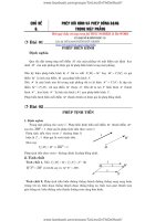 Bài tập trắc nghiệm về hình học 11 thầy huỳnh đức kháng 