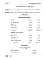 Bài tập tình huống kế toán tài chính  (50) 