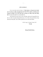 Hoàn thiện cơ chế quản lý tài chính tại các trường cao đẳng công lập thuộc bộ NN  PTNT, nghiên cứu điểm tại hai trường cao đẳng NN  PTNT bắc bộ và trường cao đẳng nông lâm đông bắc 