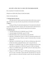 BẢN mô tả CÔNG VIỆC của NHÂN VIÊN THẨM ĐỊNH KINH PHÍ 