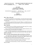 Dự thảo QUY DINH GIO GIANG 2017-18