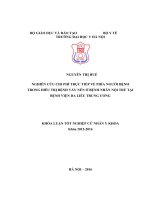 NGHIÊN CỨU CHI PHÍ TRỰC TIẾP VỀ PHÍA NGƯỜI BỆNH TRONG ĐIỀU TRỊ BỆNH VẢY NẾN Ở BỆNH NHÂN NỘI TRÚ TẠI BỆNH VIỆN DA LIỄU TRUNG ƯƠNG