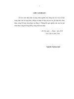 Phát triển sản xuất rau an toàn theo tiêu chuẩn vietgap trên địa bàn huyện phúc thọ, thành phố hà nội 