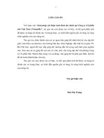 Giải pháp cải thiện tình hình tài chính tại công ty cổ phần sữa việt nam (vinamilk) 