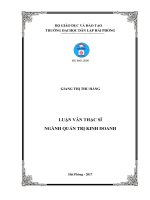 Giải pháp nâng cao chất lượng nguồn nhân lực cán bộ, công chức phường trên địa bàn quận hải an, thành phố hải phòng   