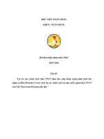 Vai trò của chính sách thuế TNCN đảm bảo công bằng trong phân phối thu nhập và điều tiết kinh tế vĩ mô  liên hệ các chính sách ưu đãi, miễn, giảm thuế TNCN của việt nam trong thời gian gần đây 