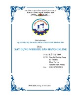 xây dựng website bán hàng online 
