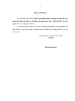 Một số giải pháp nâng cao động lực làm việc của người lao động tại công ty cố phần mía đường lam sơn   thanh hóa 