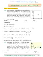 131 bài toán ứng dụng thực tiễn có lời giải chi tiết   trần văn tài 